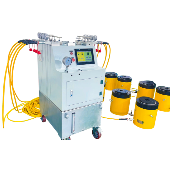 8-Cylinder Synchronized Hydraulic System