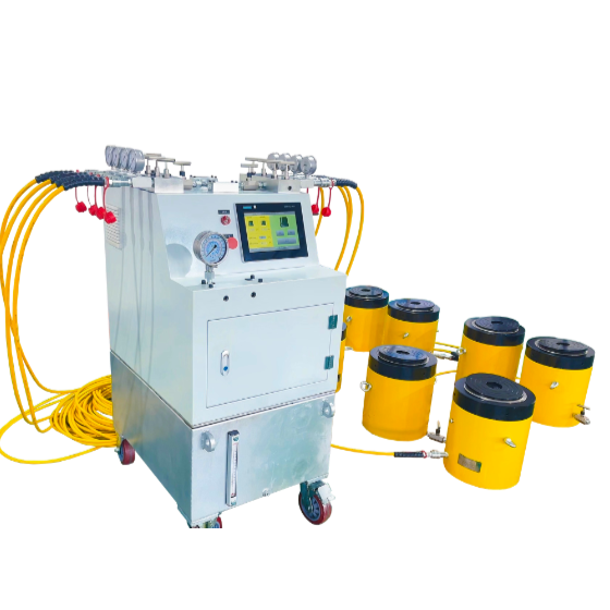 8-Cylinder Synchronized Hydraulic System